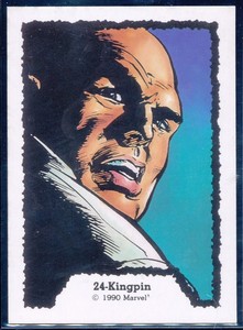 1990 Comic Images Ghost Rider I Trading Card #24 Kingpin