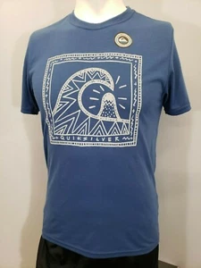 Quiksilver T-Shirt Men's Size S, Short Sleeve Slim Multi Colors "Retro Logo" - Picture 1 of 48