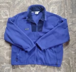 Vintage Columbia Women's Size XL Sportswear Fleece Jacket Purple Full Zip - Picture 1 of 8