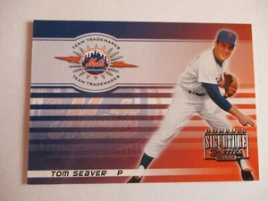 2003 Donruss Signature Series Team Trademarks Tom Seaver Card #TT-35 #21/500 - Picture 1 of 2