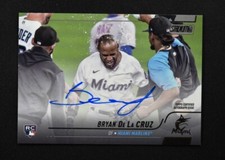 2022 Stadium Club Base Auto #SCBA-BD Bryan De La Cruz - Miami Marlins