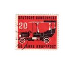 Briefmarke Deutsche Bundespost 1955 50 ‚Jahre Kraftpost