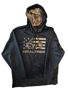 Felpa con cappuccio Real Tree by Buckhorn River pullover giacca uomo grande - Foto 1 di 9