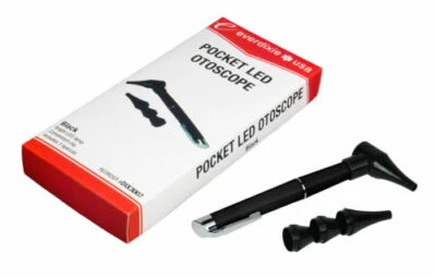 DIXIE EMS BASIC STUDENT MEDICAL POCKET OTOSCOPE WITH LED LIGHT REUSABLE PENLIGHT - Image 1 of 4