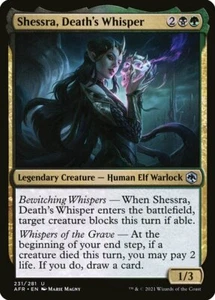 4 Shessra, Death's Whisper 4x x4 - NM - Adventures in the Forgotten Realms - Picture 1 of 1