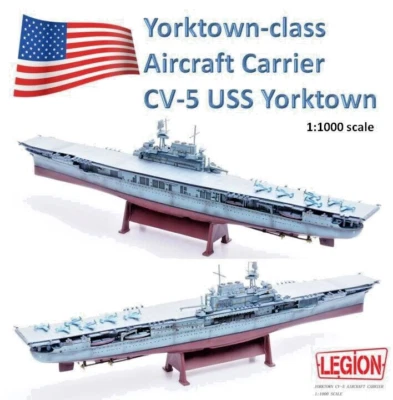 Portaaviones Legion Models 10037LA 1/1000 USN, CV-5 USS Yorktown Foto 1 de 4