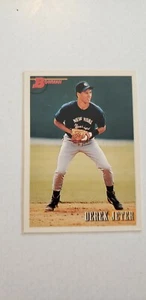 1993 Bowman Derek Jeter #511 *Tarjeta de novato* casi nueva-como nueva tarjeta de béisbol Yankees de Nueva York - Imagen 1 de 2