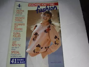 Vtg Brother Fashion Europe Machine Knitting Pattern Magazine Issue 2 41 Designs - Picture 1 of 9