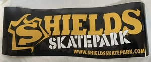Vintage Rare Collectible Closed Down New Jersey Shields Skatepark Decal 36”x12” - Picture 1 of 8