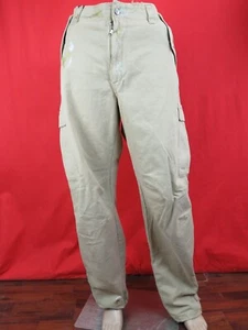 $950 NWT DOLCE GABBANA BEIGE COTTON RELAX FIT POCKET TROUSER PANTS 54 / US 44 - Picture 1 of 12