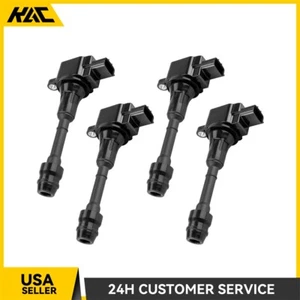 4pcs Ignition Coil on Plug For 2002 2003 2004 2005 2006 Nissan Altima 2.5L UF350 - Picture 1 of 8