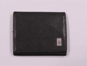 Dunhill Small Dark Brown Leather Coin Wallet Pouch - Picture 1 of 7