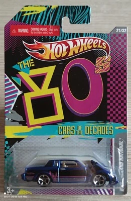 Hot Wheels Buick Grand National Cars Of The Decades The '80s 21/32 - Immagine 1 di 4