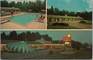 EMPORIA, Virginia Postcard MOTEL EMPORIA Route 301 / 95 Roadside c1960s Unused - Picture 1 of 2