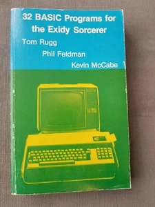 32 Basic Programs for the Exidy Sourcerer Tom Rugg Phil Feldman Kevin McCabe - Photo 1/8