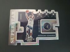 Anthony Edwards 2021-22 Contenders Optic Basketball Silver Prizm Superstar #3