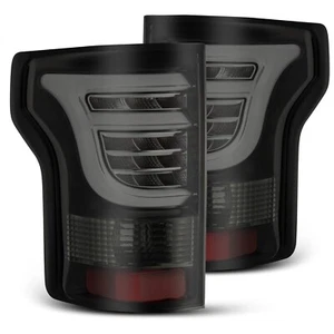 AlphaRex 652010 PRO-Series LED Tail Lights Jet Black for 15-20 Ford F-150 - Picture 1 of 7
