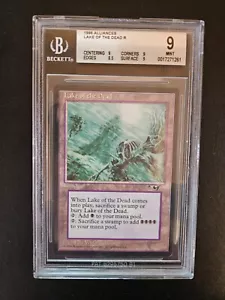 1996 Magic The Gathering MTG Alliances: Lake of the Dead BGS 9 MINT - Picture 1 of 2