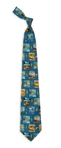 NEW FRESHWATER COMBO SILK TIE JON Q WRIGHT 4854 s - Picture 1 of 1