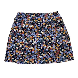Title Nine Diamelete Skort Medium Abstract Leaf Print Activewear Skirt Pockets - Picture 1 of 12