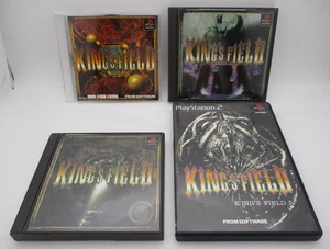 PS1 PS2 Software KING'S FIELD 1 , 2 , 3 & 4 4Games Japan import From Software - Picture 1 of 14