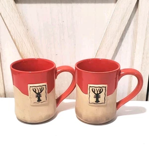 Authentic Cape Shore Set Of Moose Mugs, 15oz Coffee Tea Cappuccino  - Picture 1 of 7