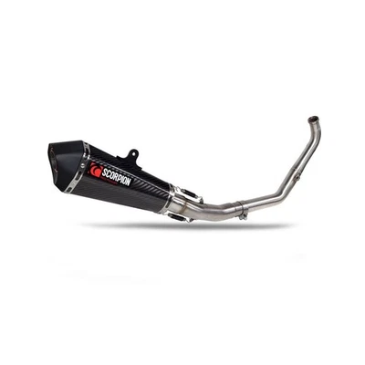 Scorpion Scarico Serket Conico Full Sys Fibra di Carbonio Yamaha YZF-R125 Euro5+ 24-25 - Immagine 1 di 4