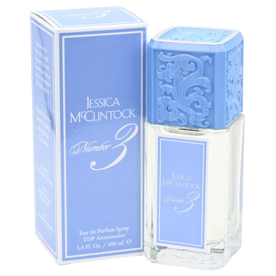 Number # 3 by Jessica McClintock 3.3 / 3.4 oz EDP Perfume for Women New in Box - Image 1 of 4