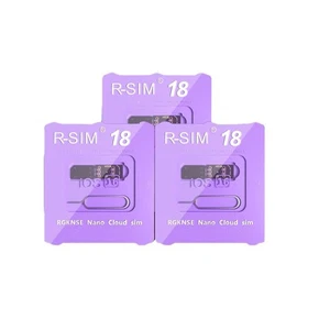 Carte Nano Déverrouillage R-SIM18 pour iPhone 14 Plus Pro Max 13 12 11 8 7 6 XS IOS 16 - Photo 1 sur 5