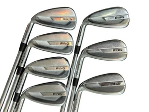Ping LH G700 Orange Dot Irons 5-AW +1/2" NS PRO S Flex Shafts Tour Velvet Grips - Picture 1 of 8