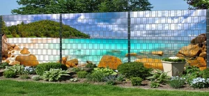 Lagoon 2 - Panorama XXL - Printed Privacy Strip for Fence - Picture 1 of 2