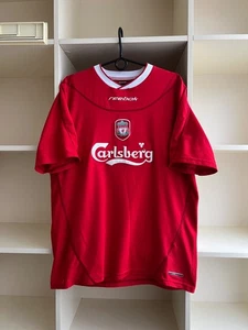 Vintage Reebok Liverpool Soccer Jersey Football Shirt - Picture 1 of 19