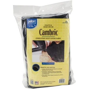 Pellon Cambric Fabric For Upholstery-Black 36"X5yd 915PKG - Picture 1 of 2
