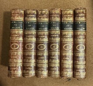 1810 Chefs d'Oeuvre de Molière (6 Volumes) : French Bindings - Bild 1 von 11