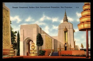 Mayfairstamps US Temple Compound San Fran Fair Postcard aau_68369 - Picture 1 of 2