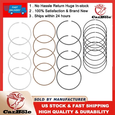 06H198151C Juego de anillos de pistón STD para AUDI A3 A4 Q5 S3 TT VW GLi GTi 1.8L 2.0L TFSI Foto 1 de 4