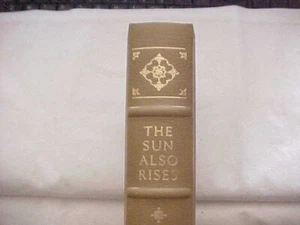 THE SUN ALSO RISES by HEMINGWAY FRANKLIN LIBRARY 100 GREAT MASTERPIECES LEATHER - Picture 1 of 3