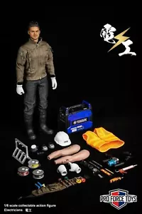 Figura de acción coleccionable 1/6 Proforcetoys P005 The Male Electricians Worker de 12 - Imagen 1 de 12