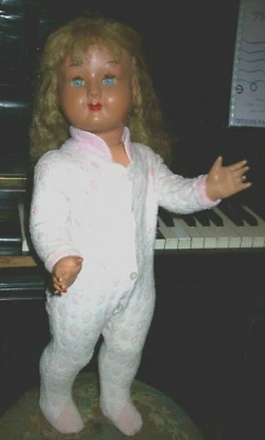  Grande Poupée ancienne vintage  Bte SGDG n° 62 - Photo 1/4