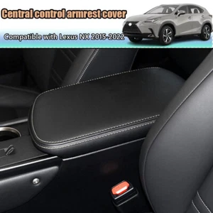 Black For 2015-2021 Lexus NX200t NX300 NX300h Center Console Lid Armrest Cover - Picture 1 of 12