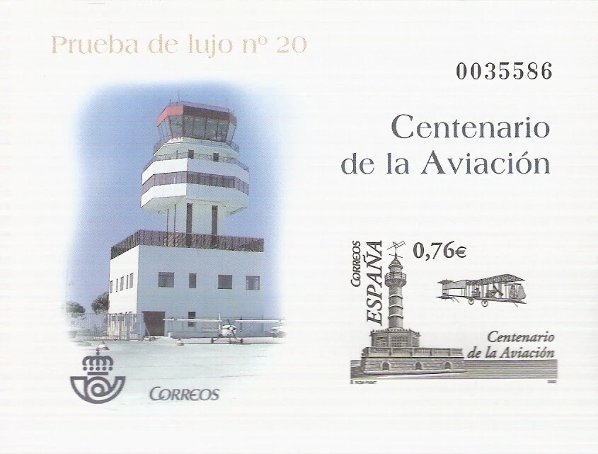 PRUEBA OFICIAL 2003 - CENTENARIO DE LA AVIACION - EDIFIL 82 - NUEVO - Imagen 1 de 1