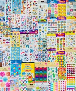 30 Different Sheets Stickers, Bulk stickers for Kids children Teens, Mxd Themes - Picture 1 of 24