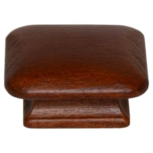 Prefinished 1-11/16" Hardwood Cherry Cabinet/Drawer Knobs Threaded - Picture 1 of 2