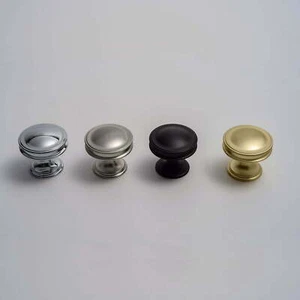 Kitchen Cabinet hampton knob Drawer handle cupboard pulls door black brass white - Picture 1 of 11
