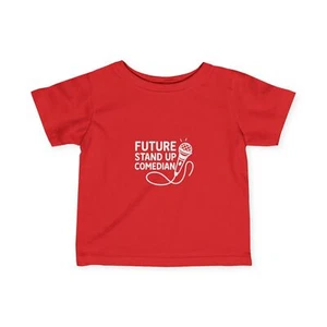 Future Stand-Up Comedian Infant Tee, Baby Humor Shirt, Fun Infant Apparel, Gift - Picture 1 of 11