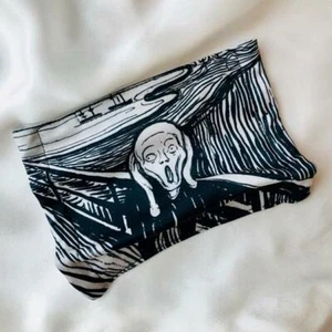 Máscara facial inspirada en el arte Scream Edvard Munch filtro reemplazable diseño sin niebla - Imagen 1 de 1