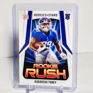Panini Rookies & Stars 2021 novato Rush Kadarius Toney #RR-11 RC New York Giants - Imagen 1 de 2