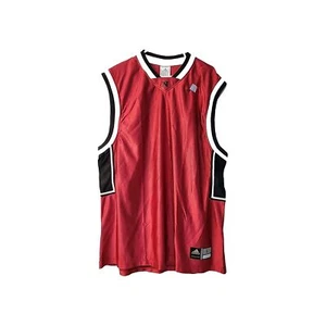 Adidas Forever Sport großes rotes Basketball-Trikot Nebraska Cornhuskers Neu mit Etikett - Bild 1 von 11