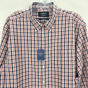 New Charles Tyrwhitt Poplin Shirt Large Classic Check Gingham Plaid Preppy - Picture 1 of 18