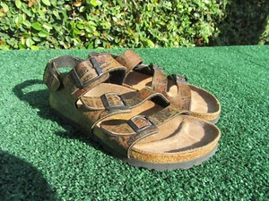 Women's Size 36 5 1/2-6 Papillio Birkenstocks Oslo Strappy Print Sandals Shoes - Picture 1 of 9